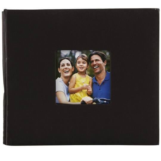 8" X 8" Cloth Scrapbook Album By Recollections® in Black | Michaels®